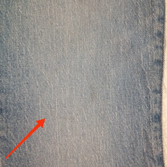 Madewell Blue Denim Jeans straight leg size 27t (flaw) - Picture 6 of 12